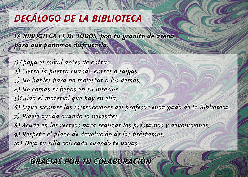 Decalogo Biblioteca